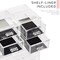 Sorbus Medium Makeup Organizer Set - (3 Large / 4 Small Drawers/Top Tray)